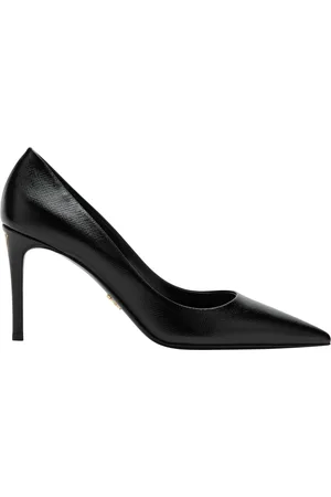 Prada Dames, Schoenen, Zwart, Maat: 40 EU Leer