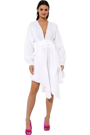 ALEXANDRE VAUTHIER Dames, Jurken, Wit, Maat: M Katoen