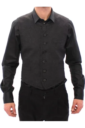 Dolce & Gabbana Heren, Pakken, Grijs, Maat: M Wol