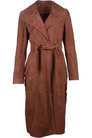 Btfcph Dames, Mantels, Bruin, Maat: XS Leer