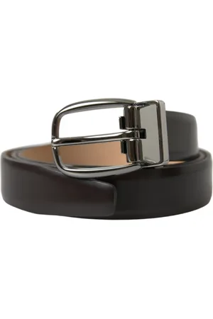 Dolce & Gabbana Heren, Accessoires, Bruin, Maat: 90 CM Leer