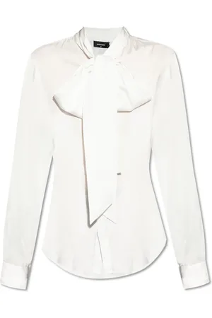 Dsquared2 Dames, Blouses & Shirts, Wit, Maat: M Viscose