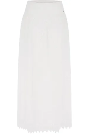 Guess Dames, Rokken, Wit, Maat: M Katoen