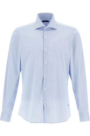 FAY Heren, Overhemden, Blauw, Maat: M