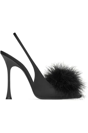 Saint Laurent Dames, Schoenen, Zwart, Maat: 36 1/2 EU Leer
