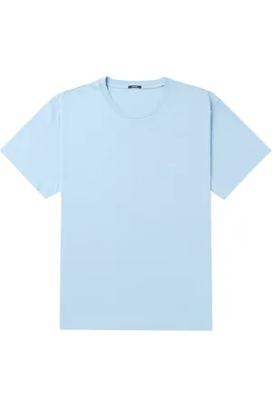 Denham Heren, Tops, Blauw, Maat: L Katoen