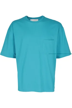 AMARANTO Amaránto, Heren, Tops, Blauw, Maat: L Katoen
