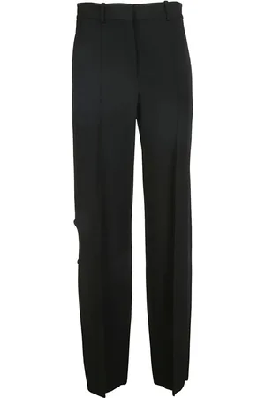 Victoria Beckham Dames, Broeken, Zwart, Maat: S