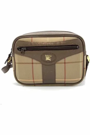 Burberry Dames, Pre-owned, Bruin, Maat: ONE Size Leer