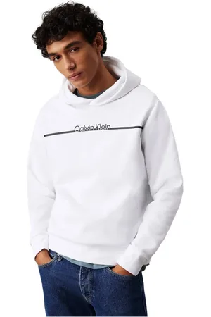 Calvin Klein Heren, Sweatshirts & Hoodies, Wit, Maat: M Katoen