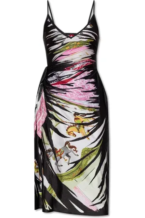 Diesel Dames, Jurken, Veelkleurig, Maat: XS Leer