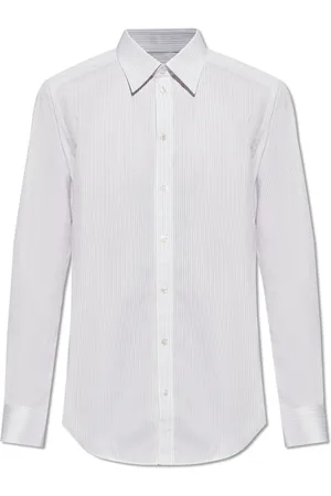 Dolce & Gabbana Heren, Overhemden, Wit, Maat: 2XL Katoen