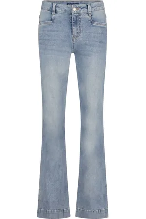 Red Button Dames, Jeans, Blauw, Maat: 2XL Katoen