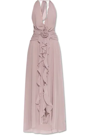 BLUMARINE Dames, Jurken, Paars, Maat: S Zijde
