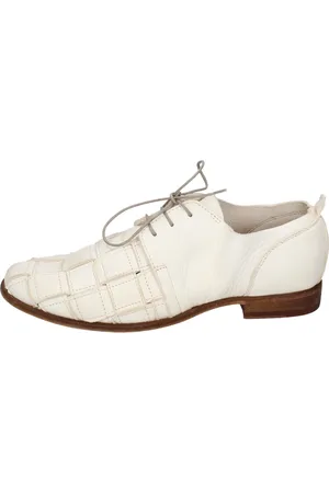 Moma Dames, Schoenen, Wit, Maat: 37 EU Leer