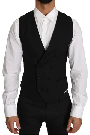 Dolce & Gabbana Heren, Pakken, Zwart, Maat: S Wol