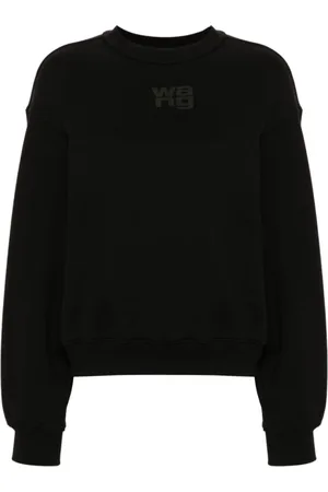 Alexander Wang Dames, Sweatshirts & Hoodies, Zwart, Maat: M Katoen