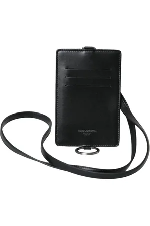 Dolce & Gabbana Heren, Accessoires, Zwart, Maat: ONE Size Leer