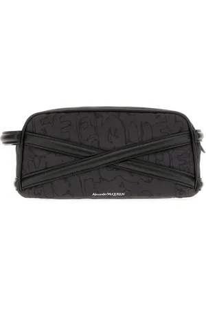 Alexander McQueen Heren, Tassen, Zwart, Maat: ONE Size