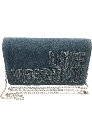 Moschino Dames, Tassen, Blauw, Maat: ONE Size Leer