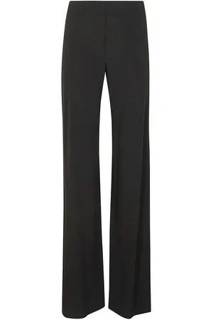 Alberta Ferretti Dames, Broeken, Zwart, Maat: S Viscose