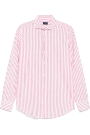 Finamore Heren, Overhemden, Roze, Maat: L