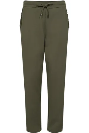 soyaconcept Dames, Broeken, Groen, Maat: 2XL Poliester