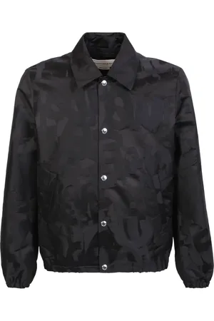 Alexander McQueen Heren, Jassen, Zwart, Maat: L Poliester