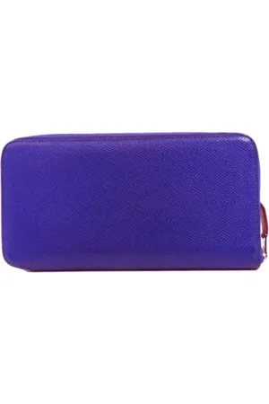 Hermès Dames, Pre-owned, Blauw, Maat: ONE Size Leer