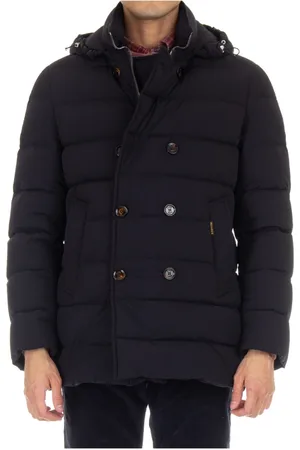 MOORER Heren, Jassen, Blauw, Maat: XL