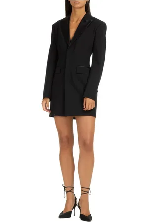 Dsquared2 Dames, Jurken, Zwart, Maat: XS Wol