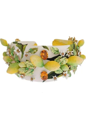 Dolce & Gabbana Dames, Accessoires, Geel, Maat: ONE Size Katoen