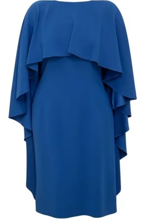 Alberta Ferretti Dames, Jurken, Blauw, Maat: S Viscose