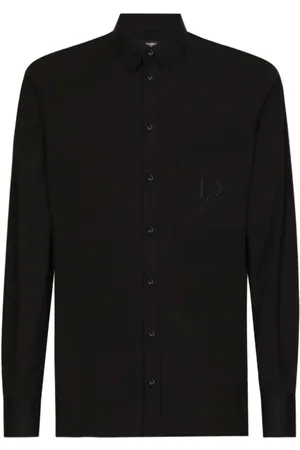 Dolce & Gabbana Heren, Overhemden, Zwart, Maat: L
