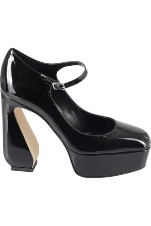 Sergio Rossi Dames, Schoenen, Zwart, Maat: 40 EU Leer