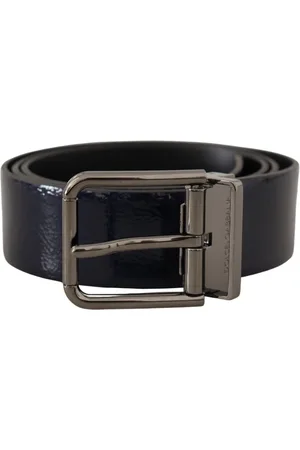 Dolce & Gabbana Heren, Accessoires, Blauw, Maat: 90 CM Leer