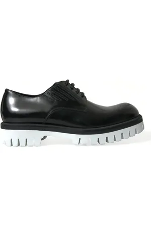 Dolce & Gabbana Heren, Schoenen, Zwart, Maat: 41 EU Leer