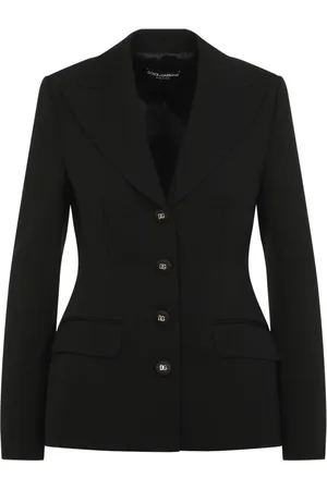 Dolce & Gabbana Dames, Jassen, Zwart, Maat: XS Wol