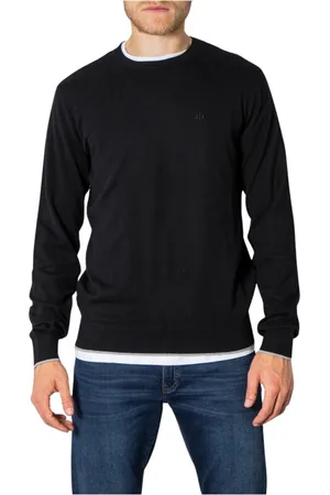 Armani Exchange Heren, Truien, Zwart, Maat: S Katoen