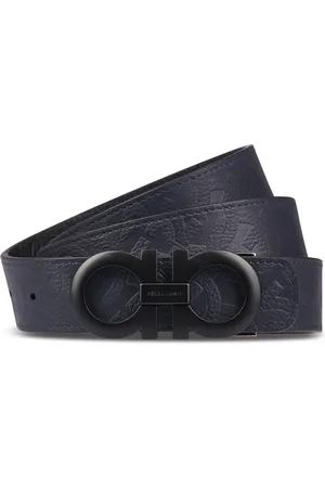 Salvatore Ferragamo Heren, Accessoires, Blauw, Maat: 110 CM Leer
