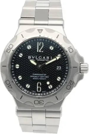 Bvlgari Heren, Pre-owned, Zwart, Maat: ONE Size