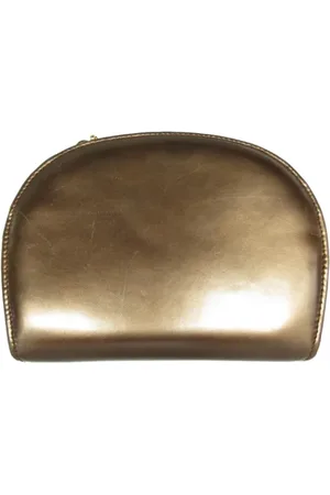 Salvatore Ferragamo Dames, Pre-owned, Geel, Maat: ONE Size Leer