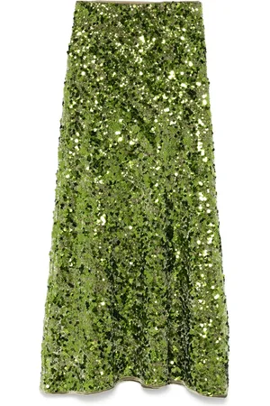 Ganni Dames, Rokken, Groen, Maat: XS