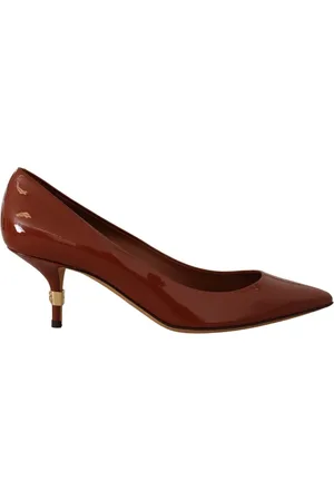 Dolce & Gabbana Dames, Schoenen, Bruin, Maat: 39 EU Leer