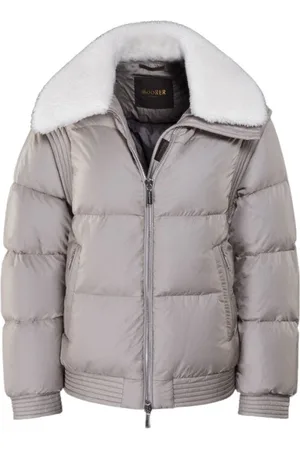 MOORER Dames, Jassen, Grijs, Maat: 2XS