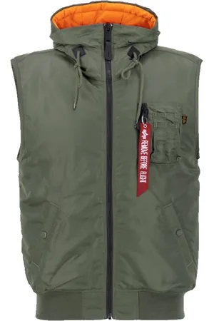 Alpha Industries Heren, Jassen, Groen, Maat: M Nylon