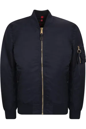 Alpha Industries Heren, Jassen, Blauw, Maat: M Nylon