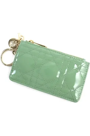 Dior Dames, Pre-owned, Groen, Maat: ONE Size Leer