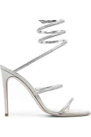RENE CAOVILLA Dames, Schoenen, Grijs, Maat: 37 EU