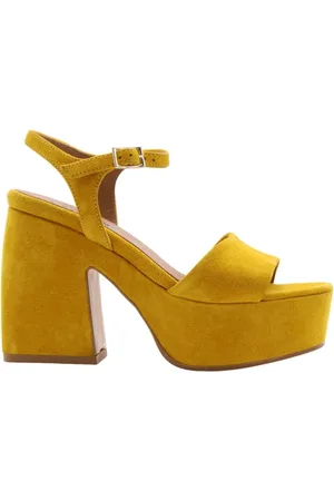carmens Dames, Schoenen, Geel, Maat: 37 EU